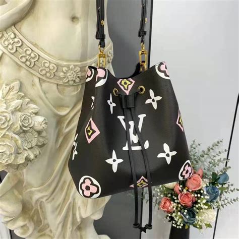 lv bucket bag black|louis vuitton bucket bag neonoe.